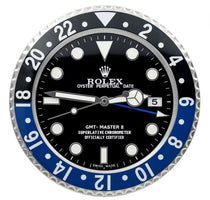 GMT Master II Batman Style, Black & Blue | Wall Clock