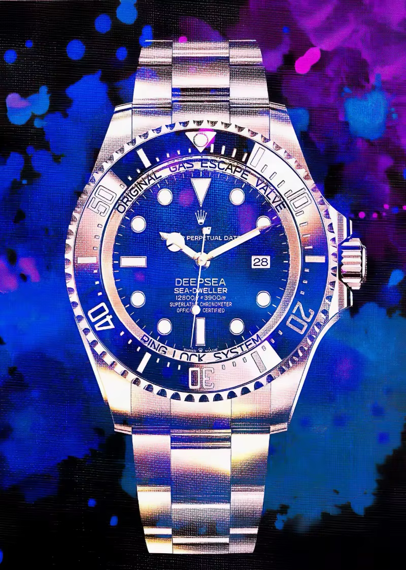 Abstract Graffiti Luxury Watch Poster Picture Brand Watches Canvas Painting Wall Art Home Print Living Room Decor Mural Cuadros