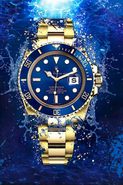 Abstract Graffiti Luxury Watch Poster Picture Brand Watches Canvas Painting Wall Art Home Print Living Room Decor Mural Cuadros