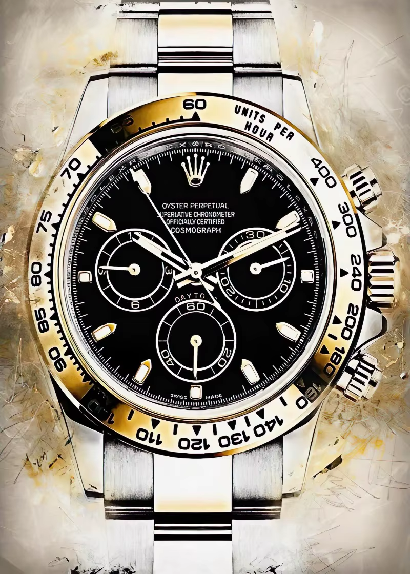 Abstract Graffiti Luxury Watch Poster Picture Brand Watches Canvas Painting Wall Art Home Print Living Room Decor Mural Cuadros