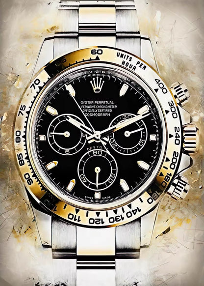 Abstract Graffiti Luxury Watch Poster Picture Brand Watches Canvas Painting Wall Art Home Print Living Room Decor Mural Cuadros