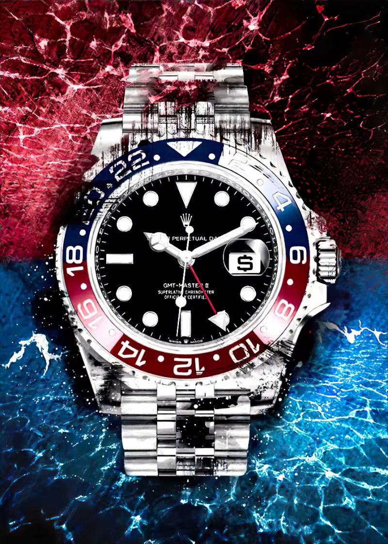 Abstract Graffiti Luxury Watch Poster Picture Brand Watches Canvas Painting Wall Art Home Print Living Room Decor Mural Cuadros