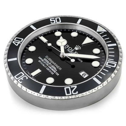 Submariner Black Style | Wall Clock