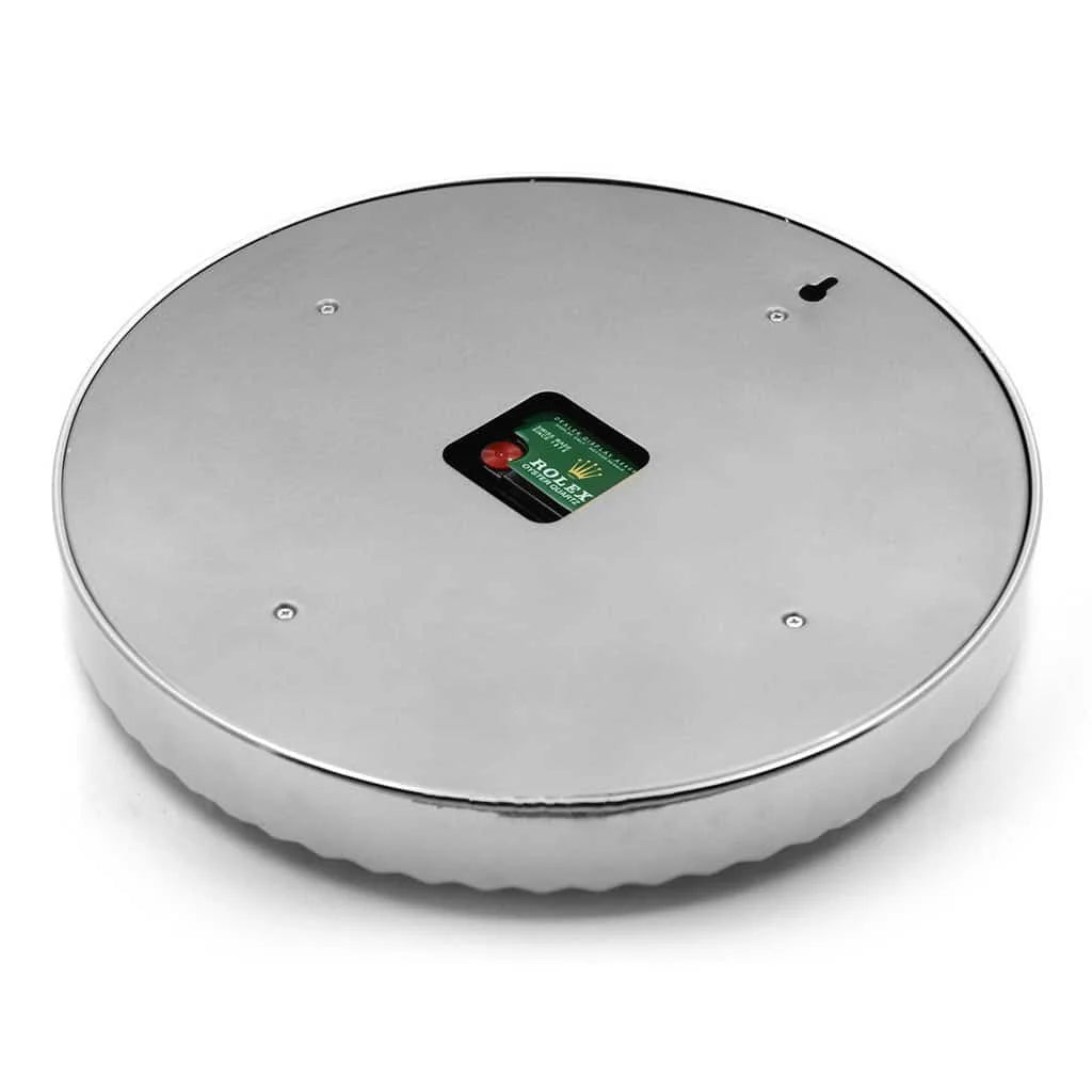 Daytona Style, Silver & Black | Wall Clock