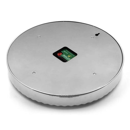 Daytona Style, Silver & Black | Wall Clock