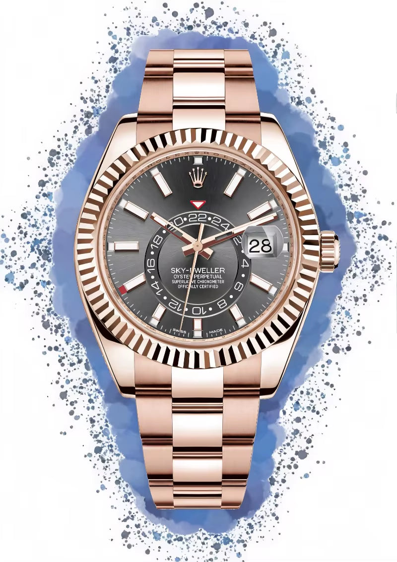 Abstract Graffiti Luxury Watch Poster Picture Brand Watches Canvas Painting Wall Art Home Print Living Room Decor Mural Cuadros