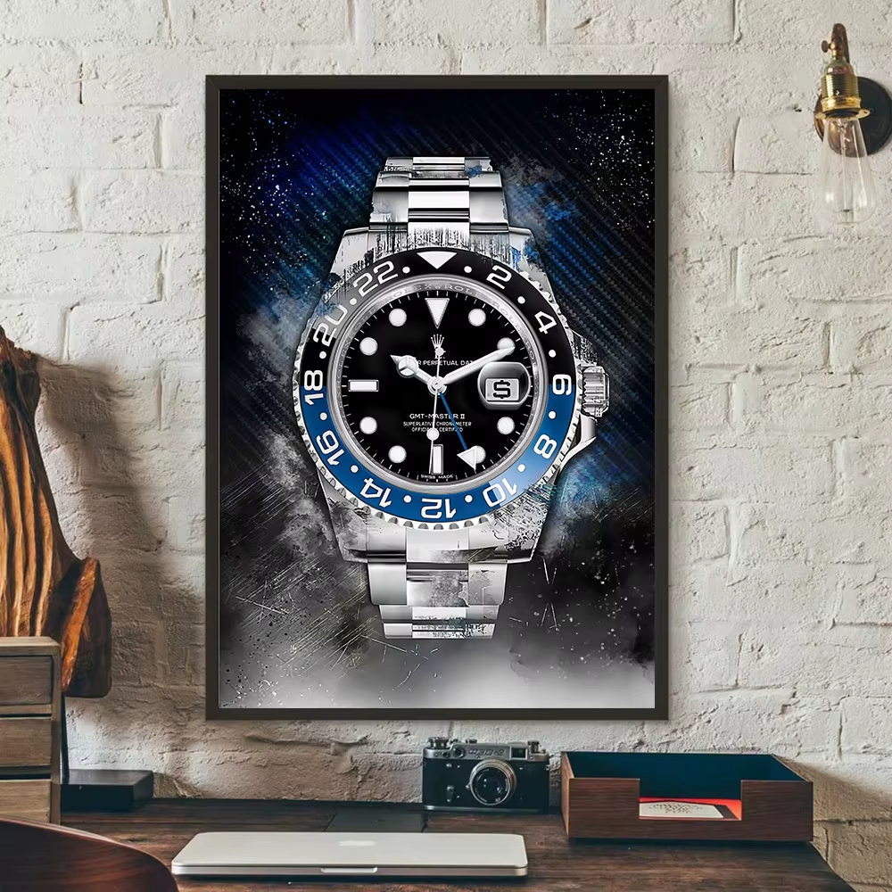 Abstract Graffiti Luxury Watch Poster Picture Brand Watches Canvas Painting Wall Art Home Print Living Room Decor Mural Cuadros