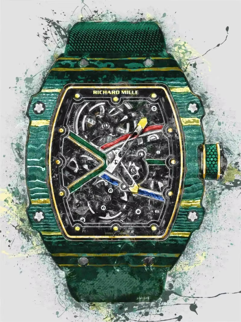 Abstract Graffiti Luxury Watch Poster Picture Brand Watches Canvas Painting Wall Art Home Print Living Room Decor Mural Cuadros