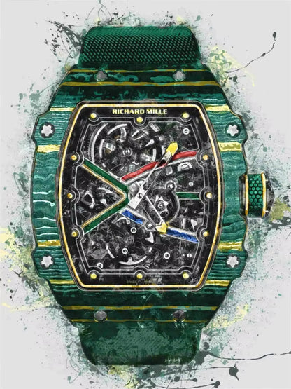 Abstract Graffiti Luxury Watch Poster Picture Brand Watches Canvas Painting Wall Art Home Print Living Room Decor Mural Cuadros