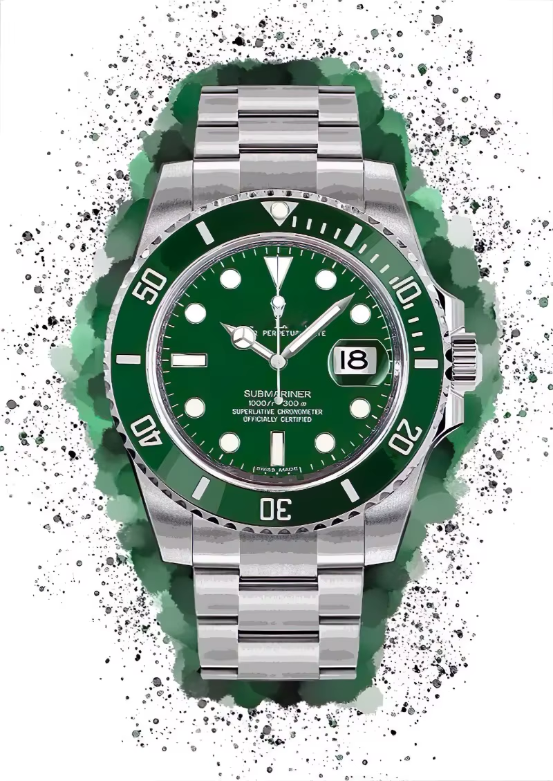 Abstract Graffiti Luxury Watch Poster Picture Brand Watches Canvas Painting Wall Art Home Print Living Room Decor Mural Cuadros