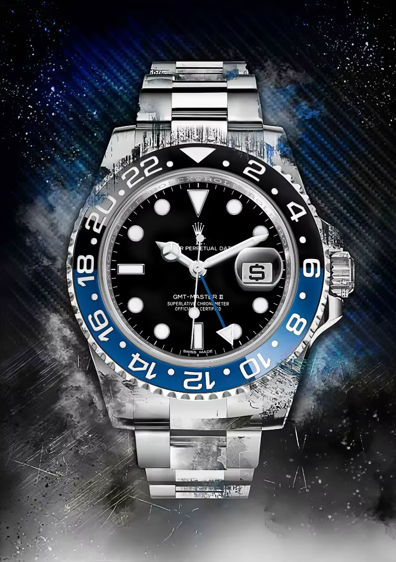 Abstract Graffiti Luxury Watch Poster Picture Brand Watches Canvas Painting Wall Art Home Print Living Room Decor Mural Cuadros