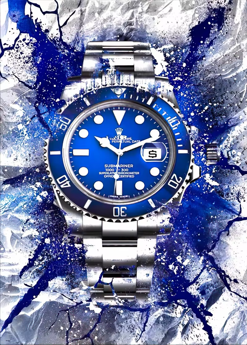 Abstract Graffiti Luxury Watch Poster Picture Brand Watches Canvas Painting Wall Art Home Print Living Room Decor Mural Cuadros