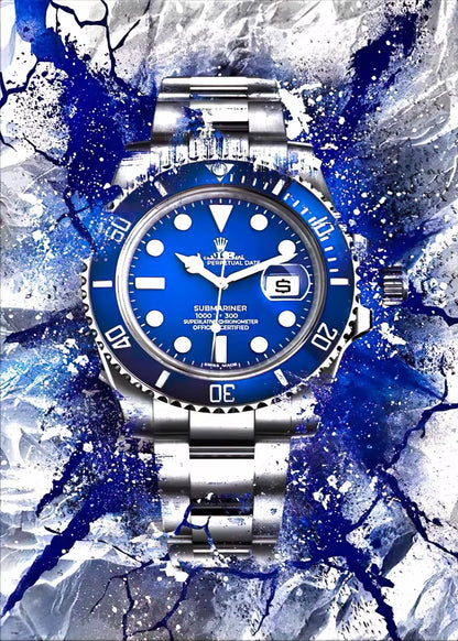 Abstract Graffiti Luxury Watch Poster Picture Brand Watches Canvas Painting Wall Art Home Print Living Room Decor Mural Cuadros